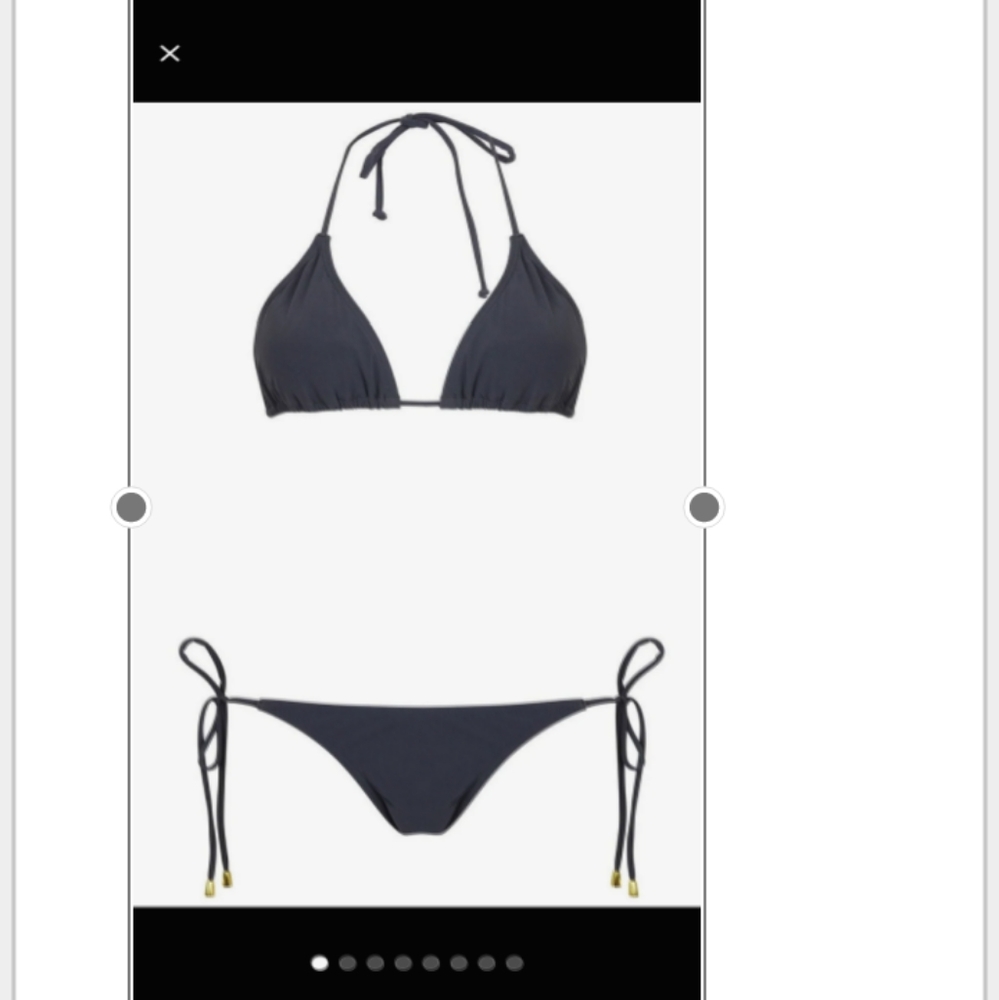 Pink House Mustique Gray Steel Bikini Set